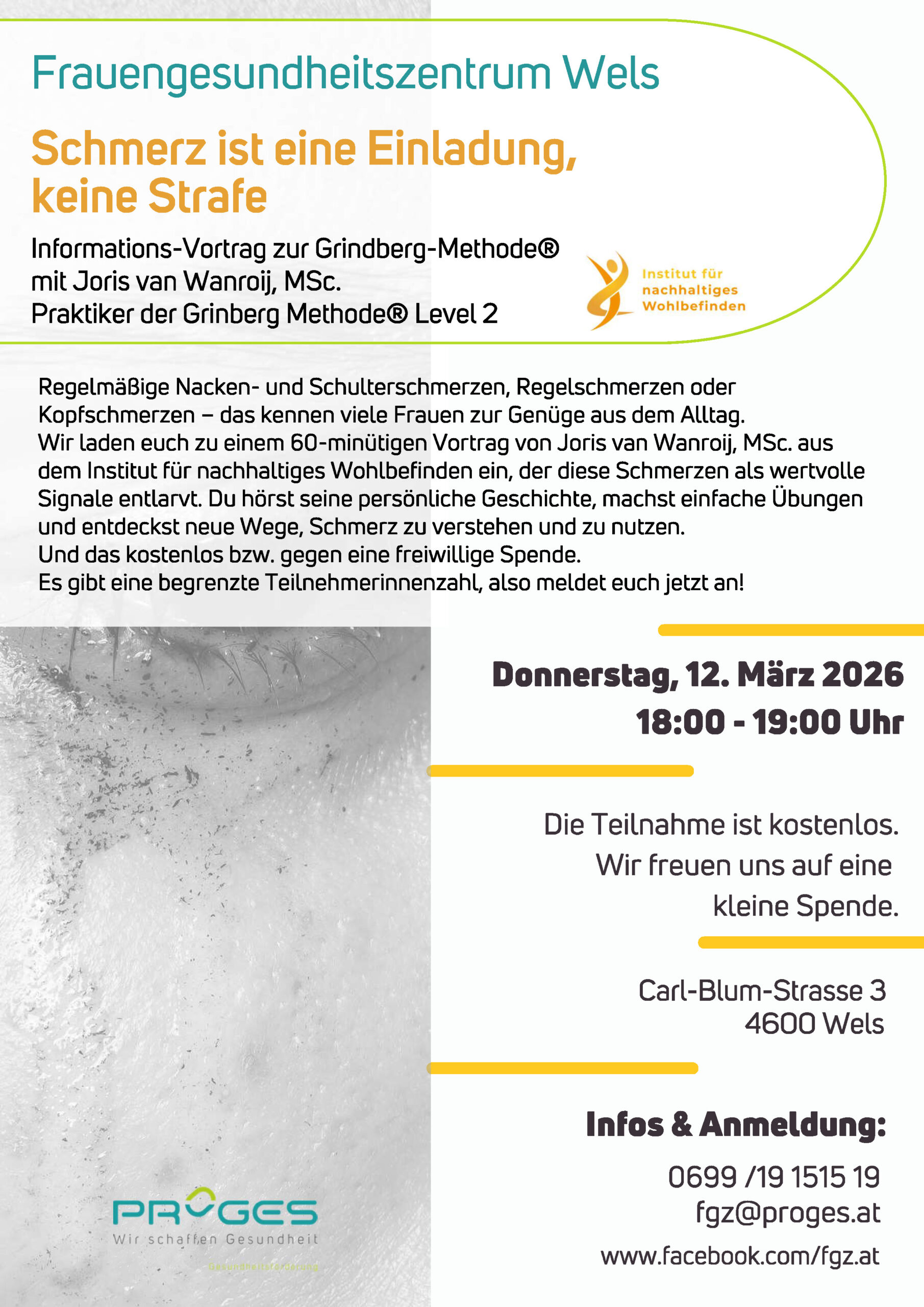 Schmerz ist eine Einladung - keine Strafe